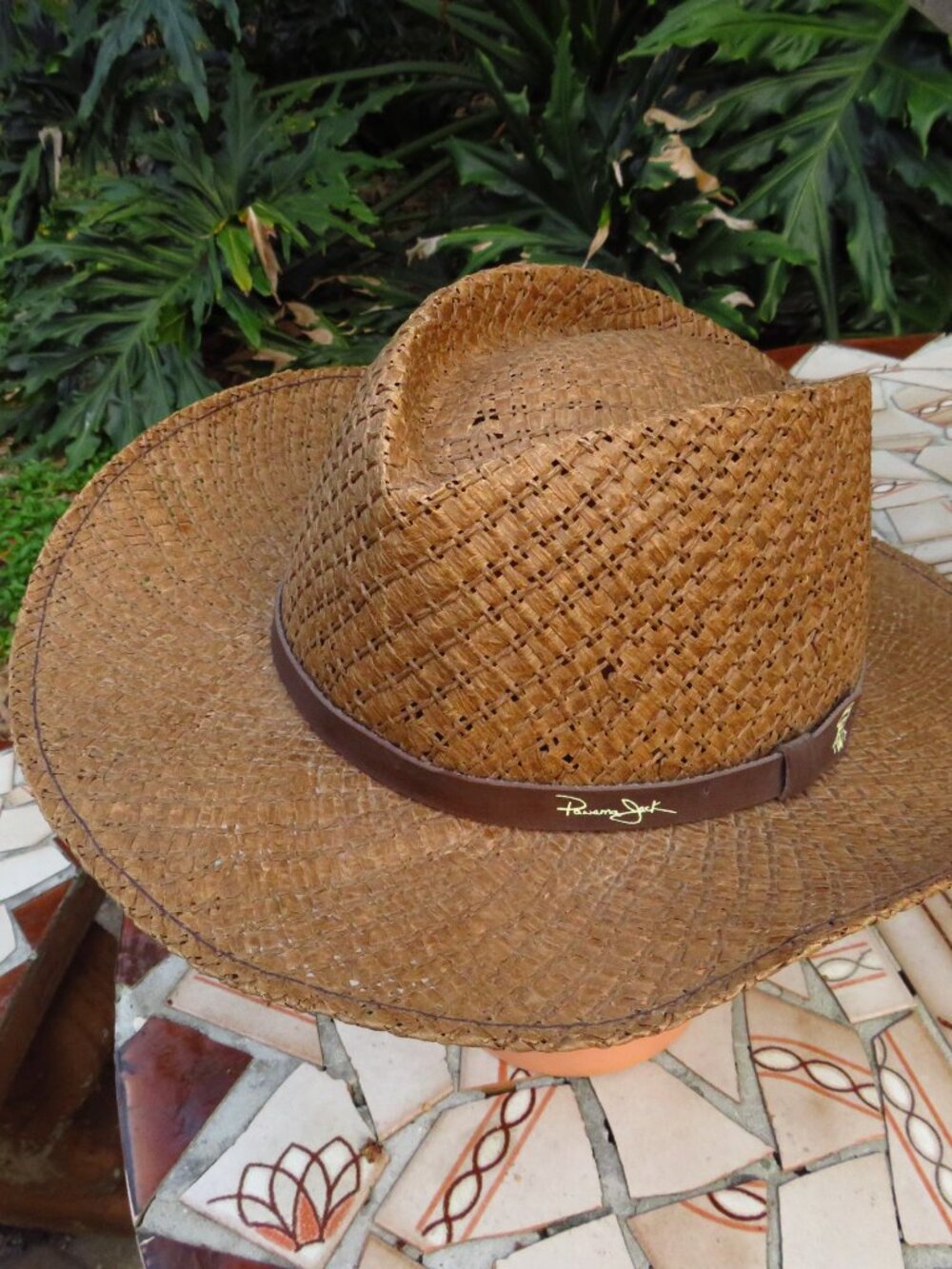Mens Original Panama Jack Straw Cowboy Hat